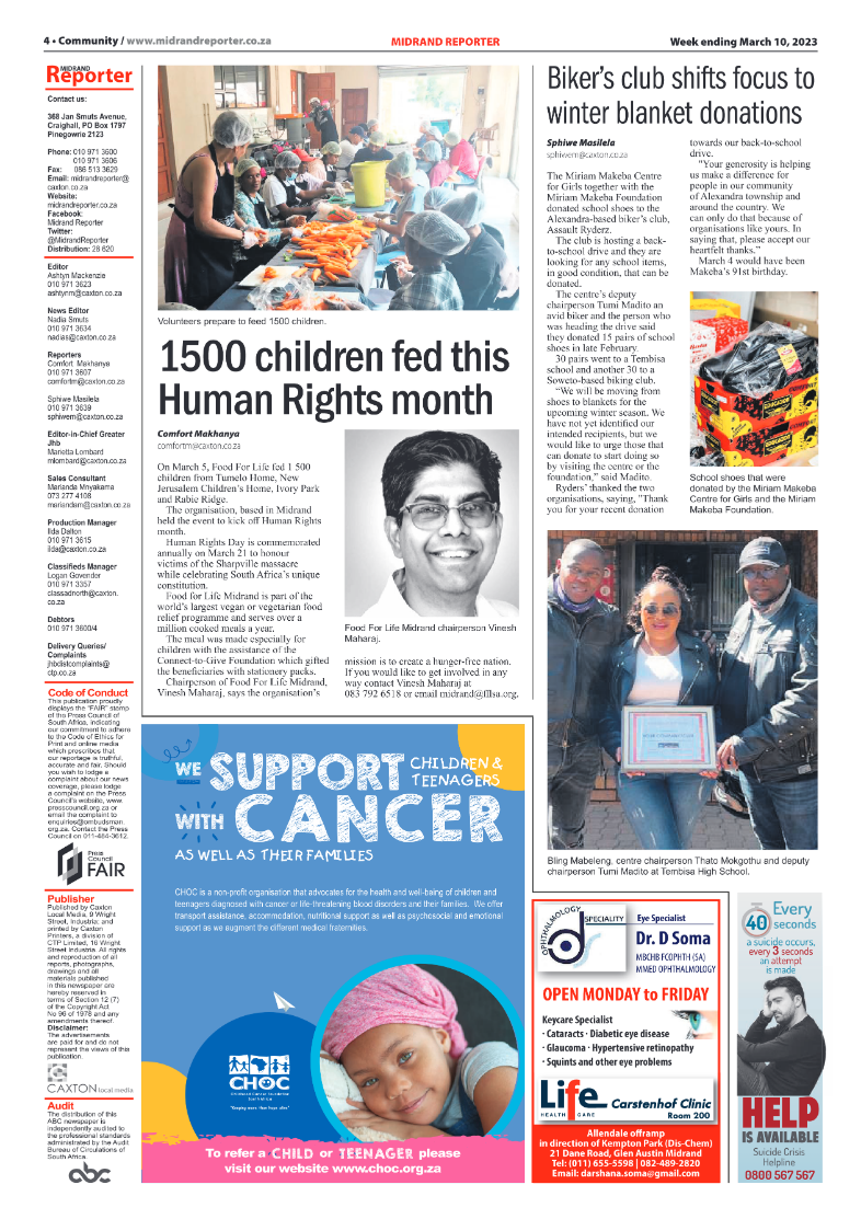 Midrand Reporter March 10 2023 page 4