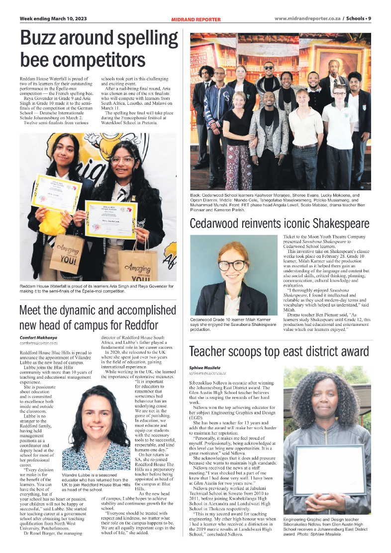 Midrand Reporter March 10 2023 page 9
