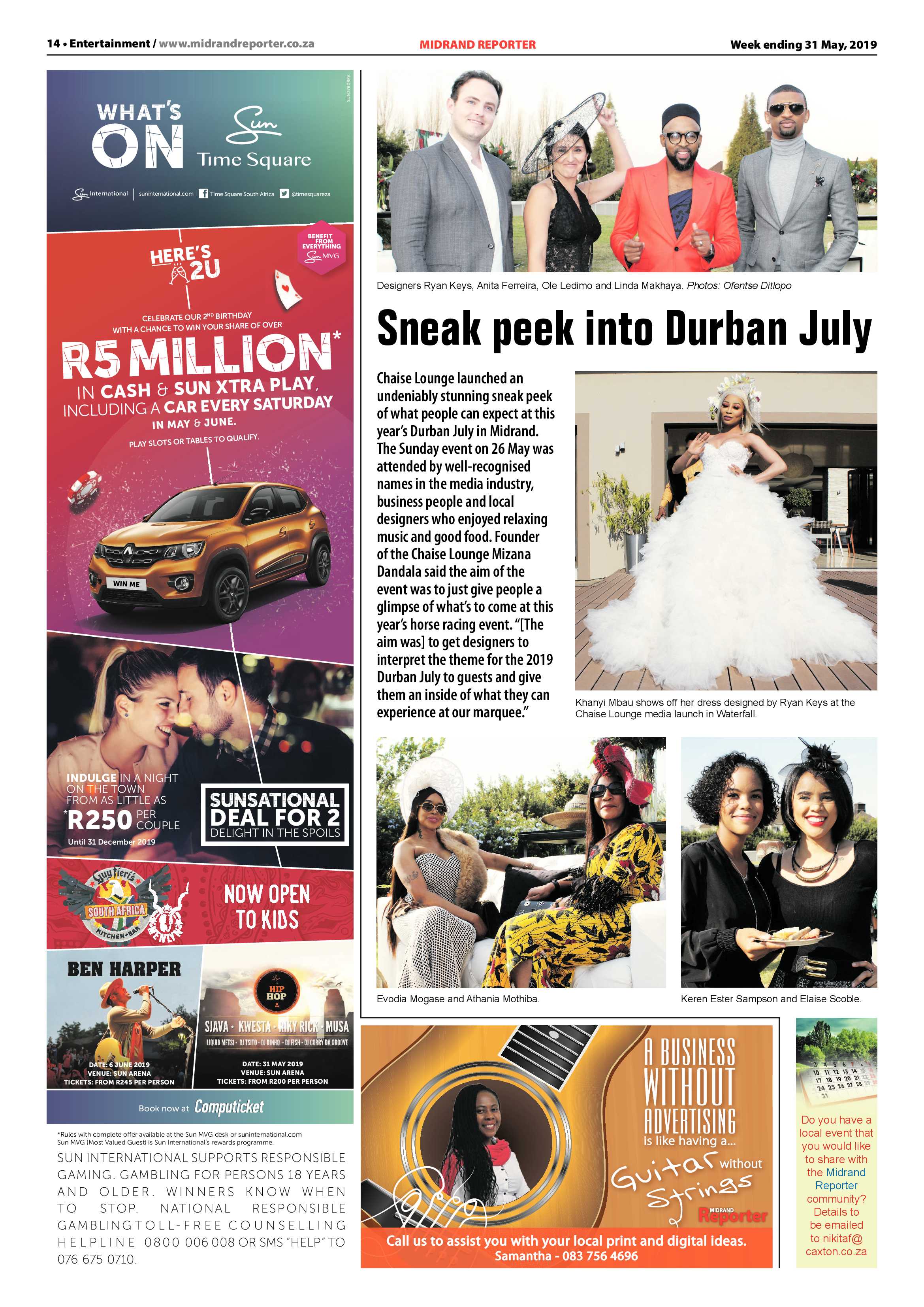 Midrand Reporter 31 May, 2019 page 13