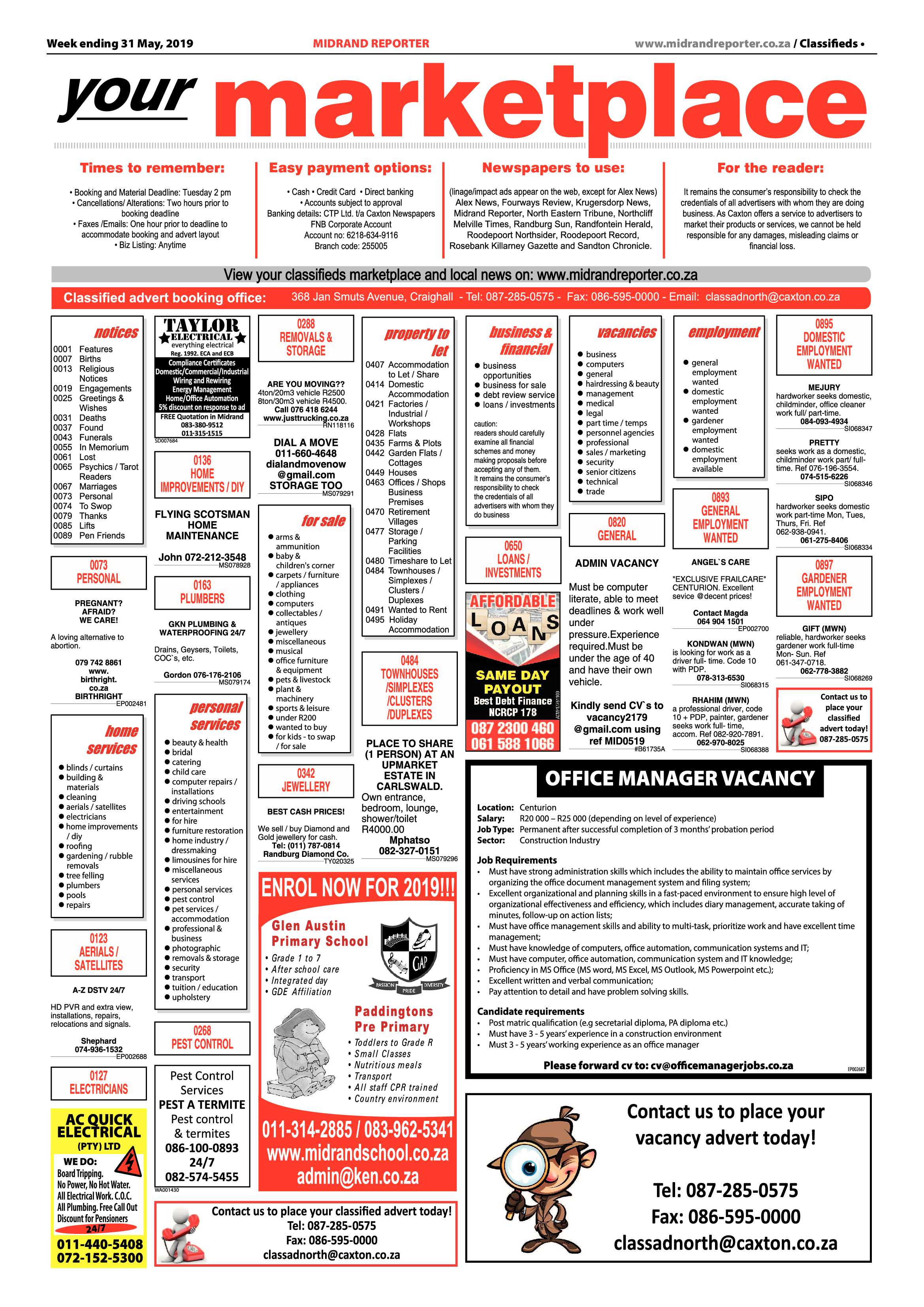 Midrand Reporter 31 May, 2019 page 15