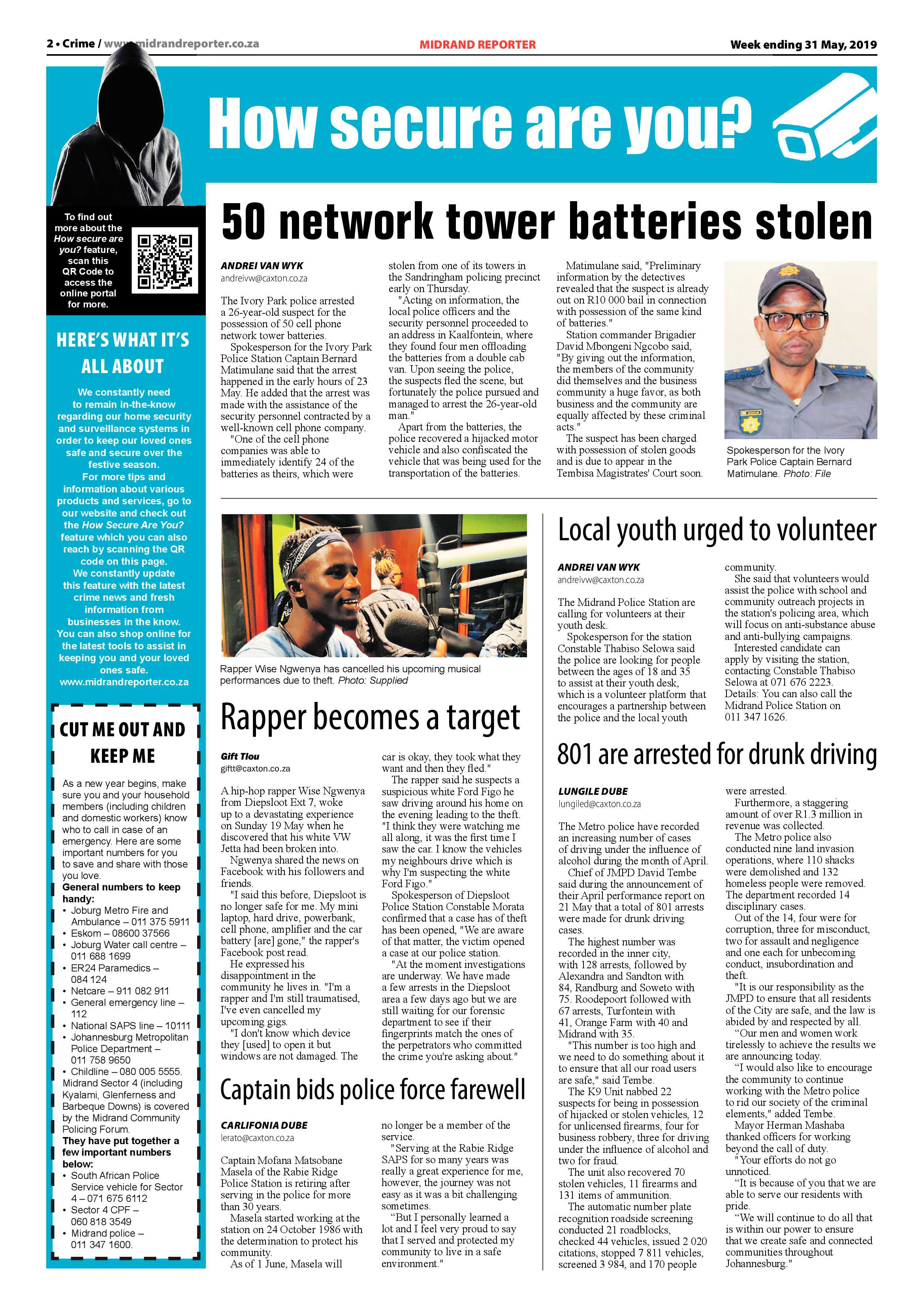 Midrand Reporter 31 May, 2019 page 2