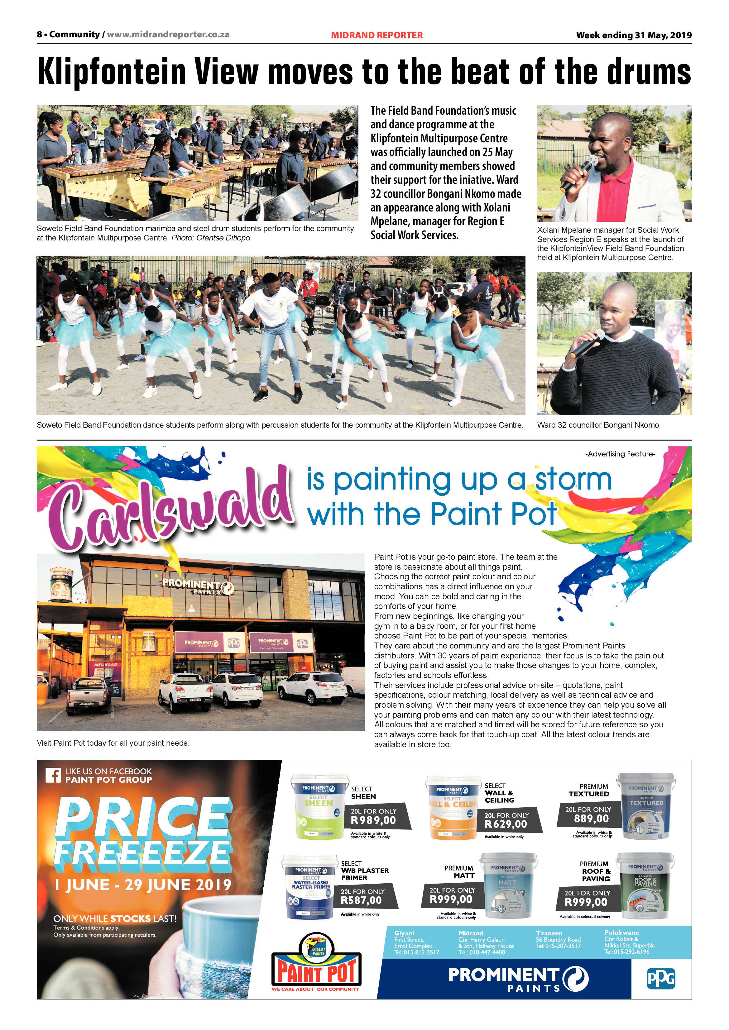 Midrand Reporter 31 May, 2019 page 8