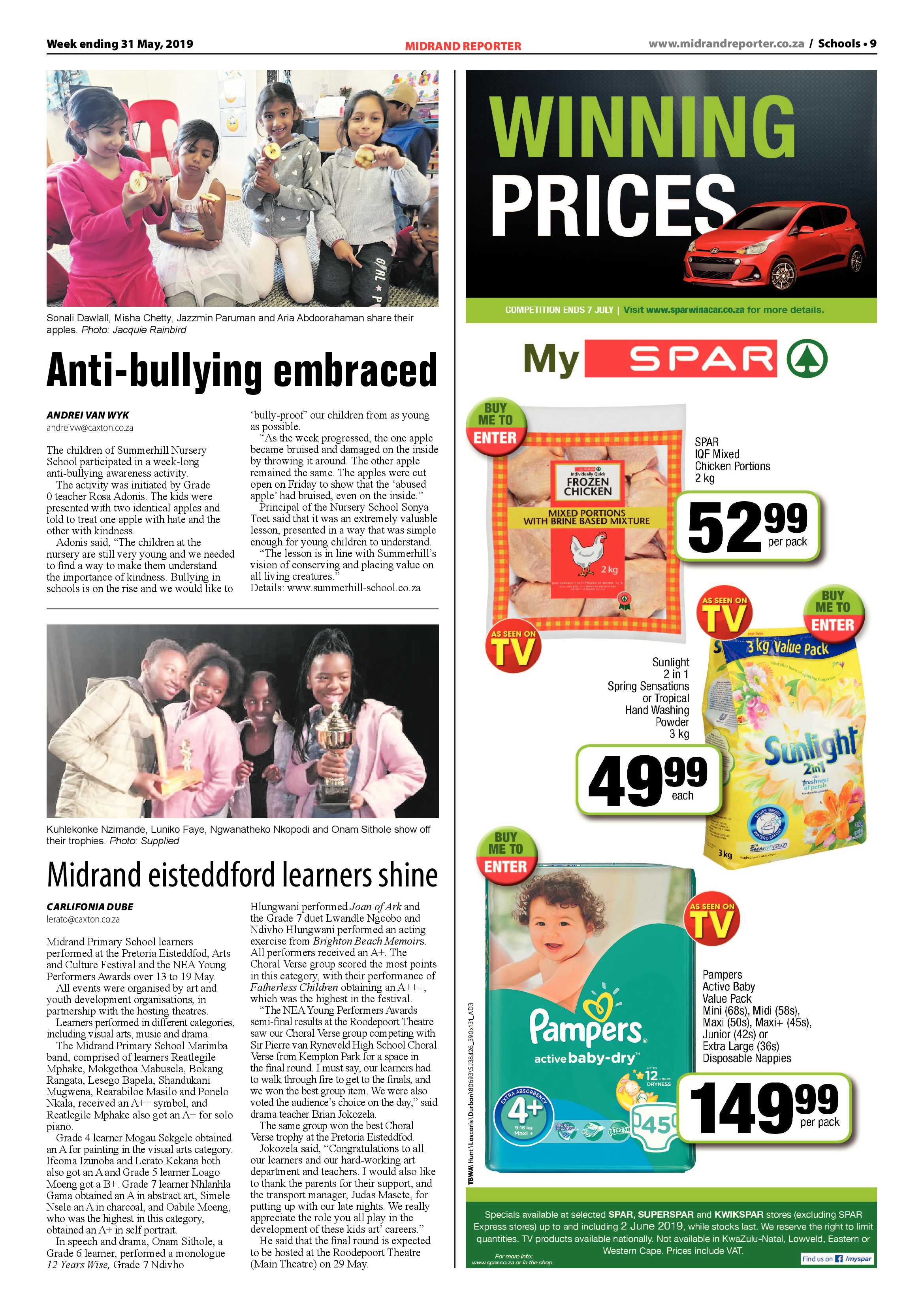 Midrand Reporter 31 May, 2019 page 9