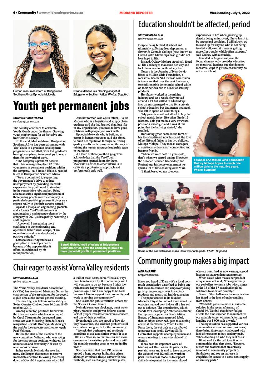 Midrand Reporter July 1 2022 page 6