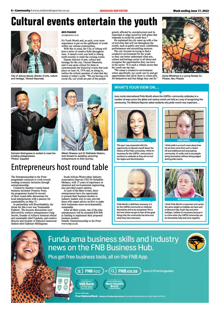 Midrand Reporter 17 June 2022 page 6