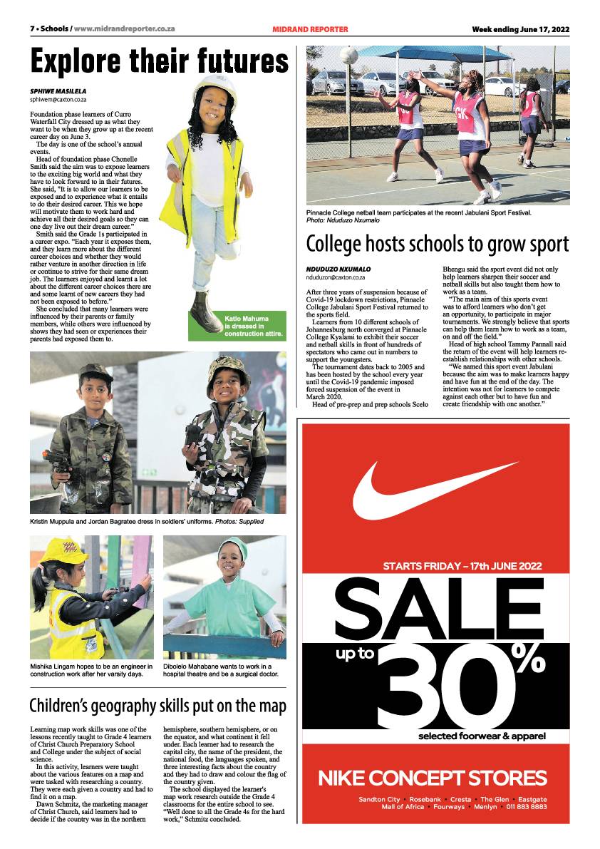 Midrand Reporter 17 June 2022 page 7