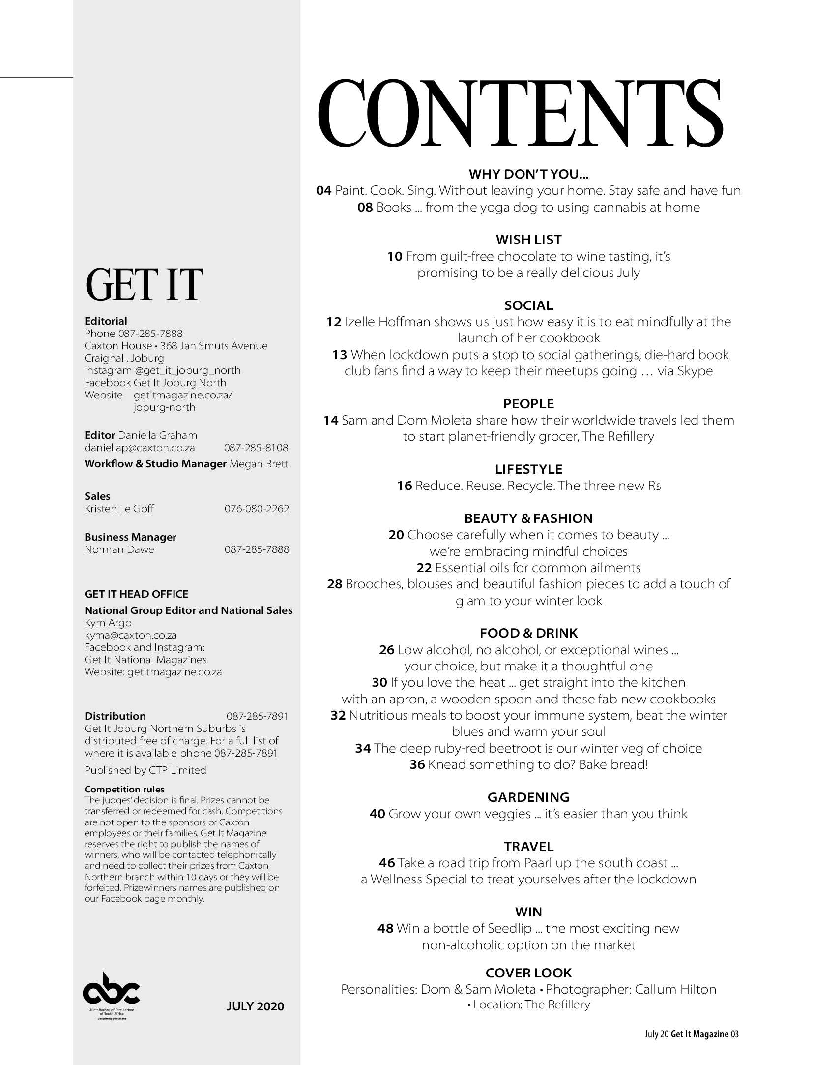 Get It Joburg North July 2020 page 3