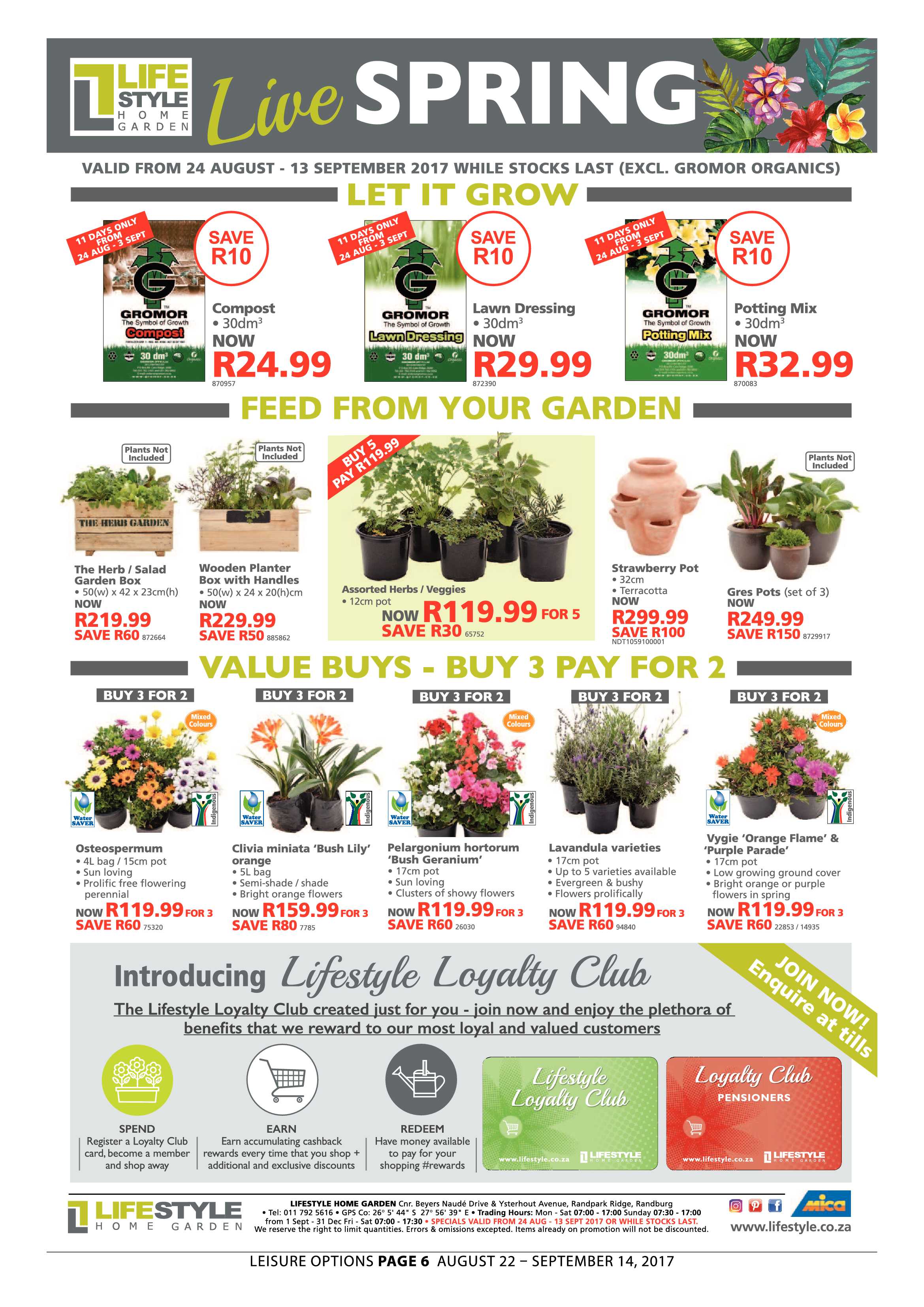 Leisure Options 22 August – 14 September 2017 page 6