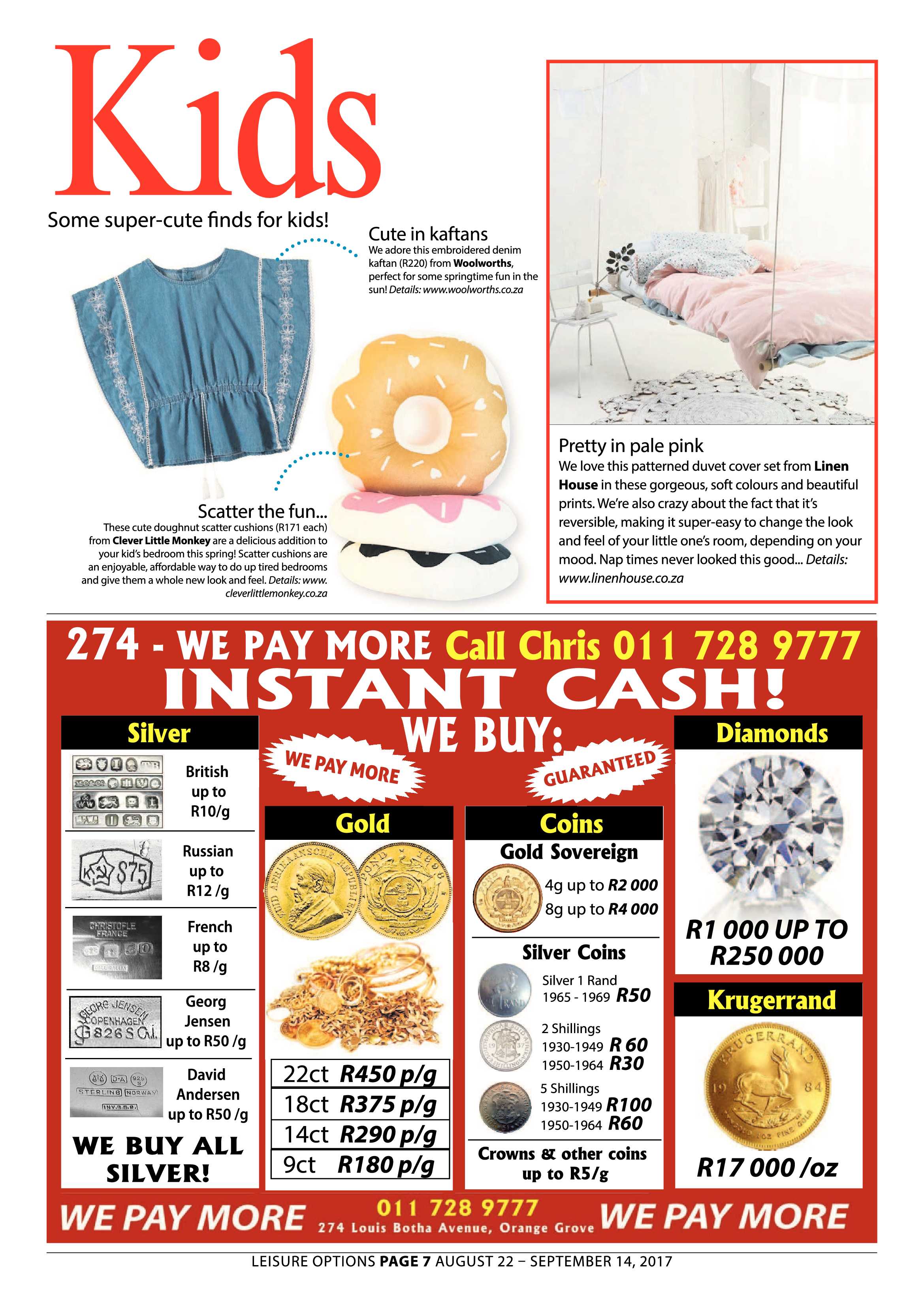 Leisure Options 22 August – 14 September 2017 page 7