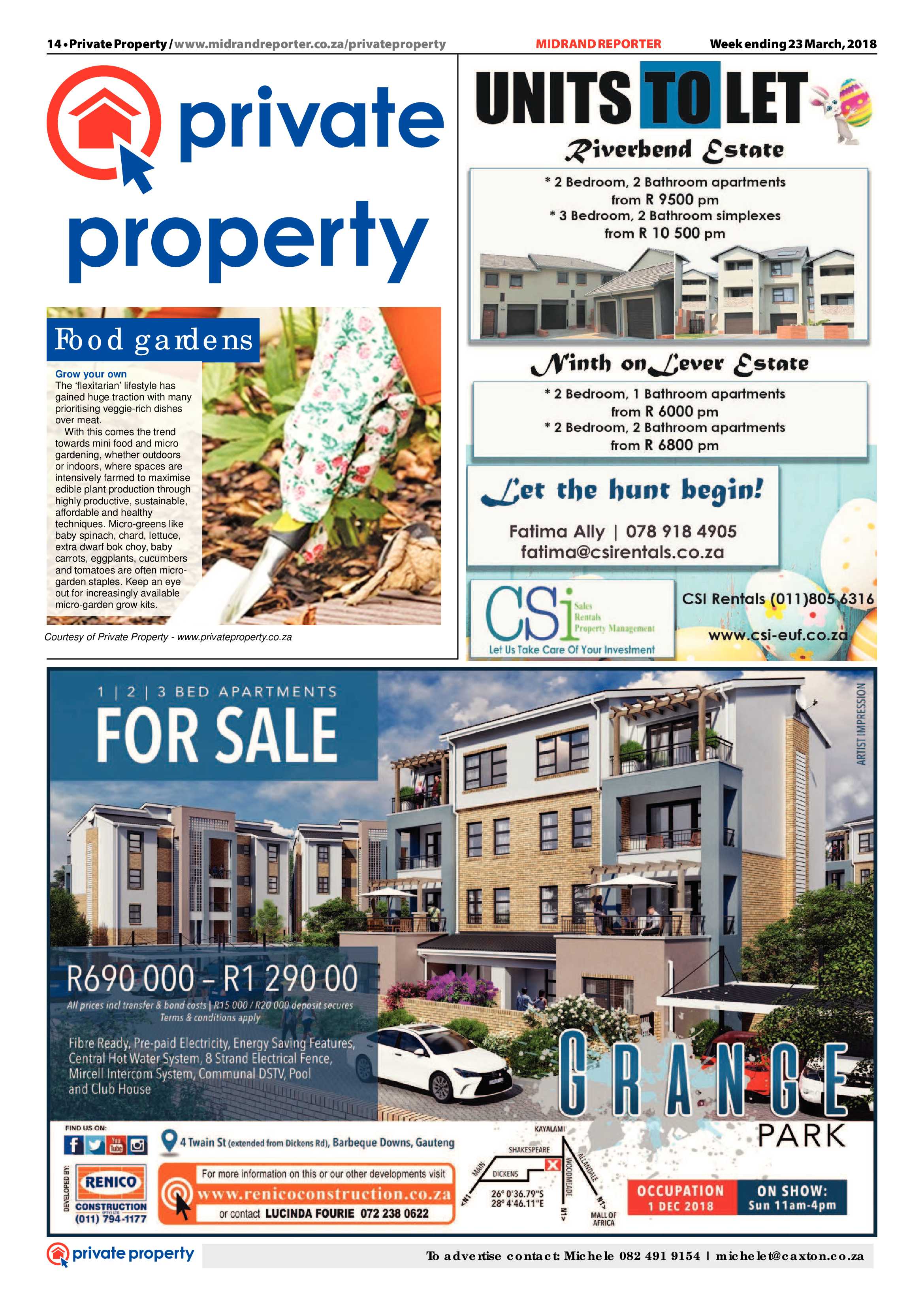 Midrand Reporter 23 March 2018 page 14