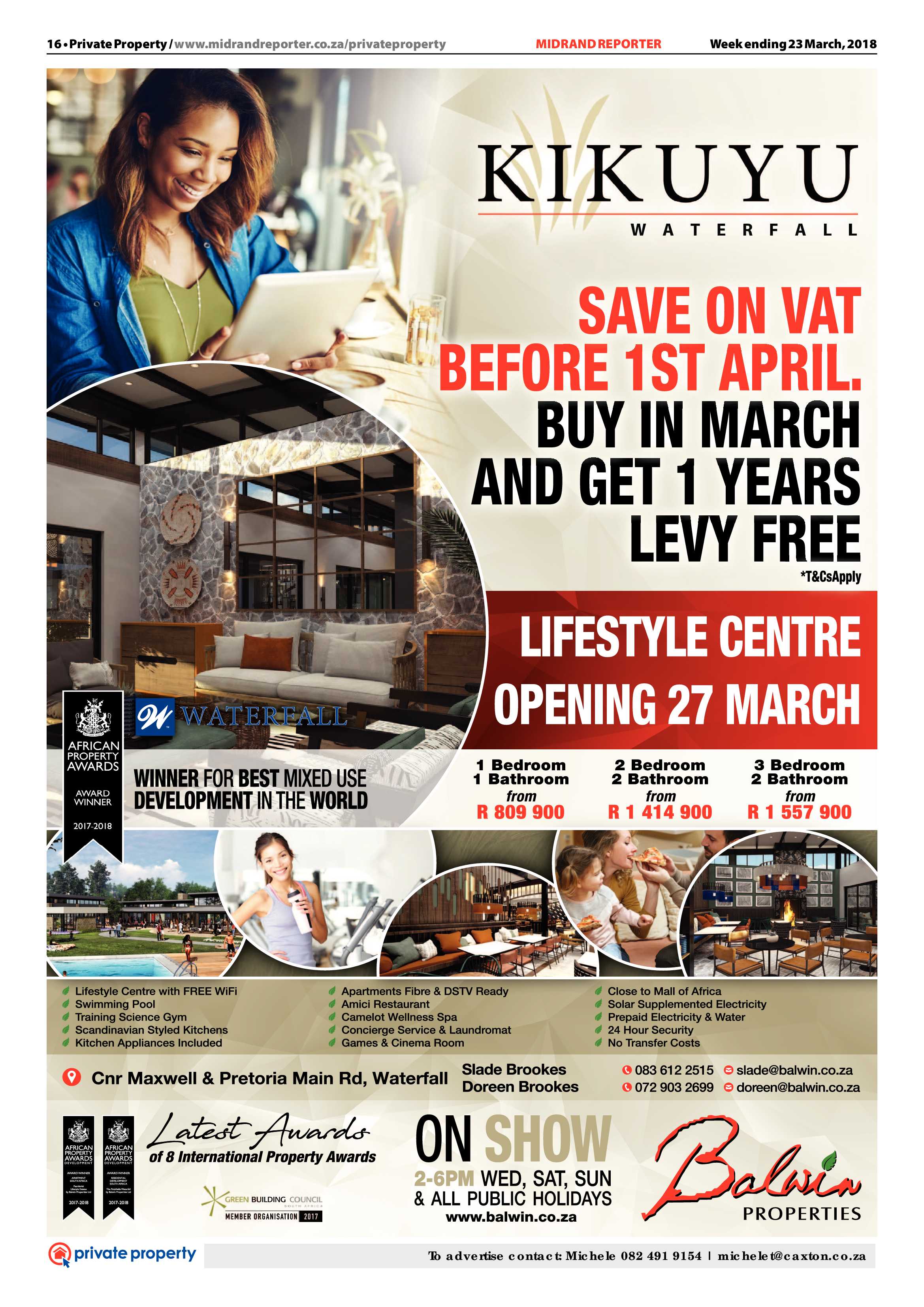 Midrand Reporter 23 March 2018 page 16