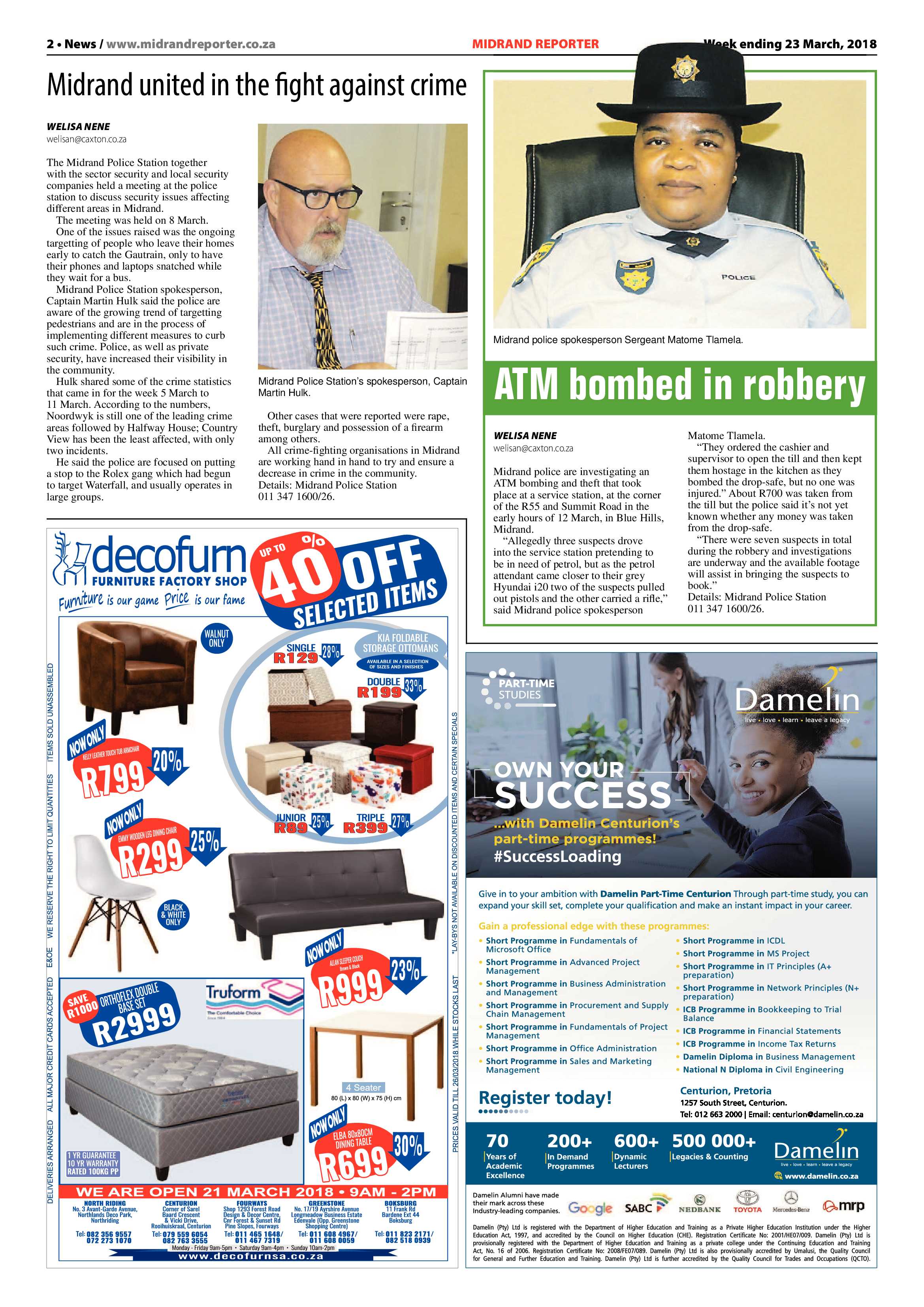 Midrand Reporter 23 March 2018 page 2