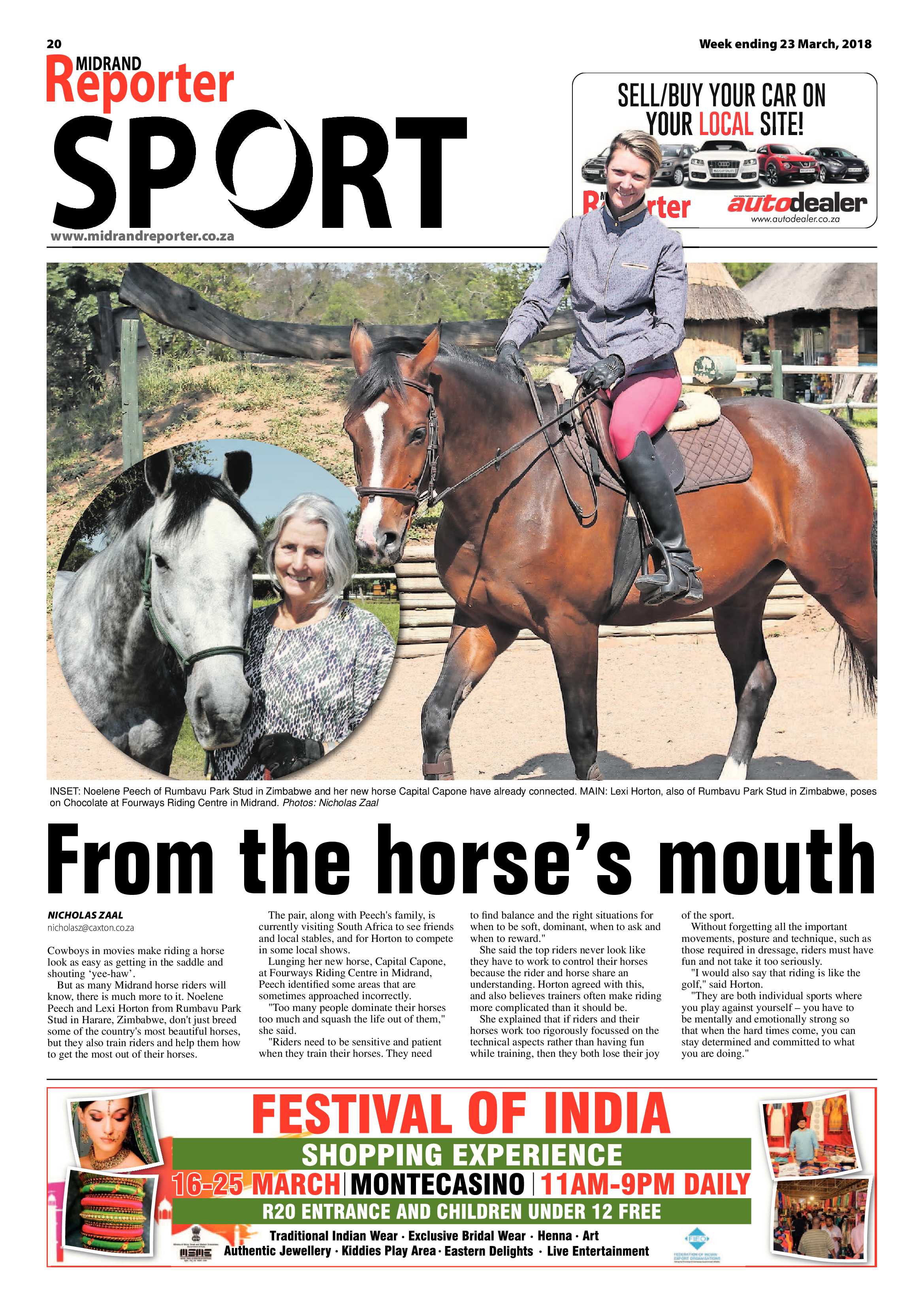 Midrand Reporter 23 March 2018 page 20