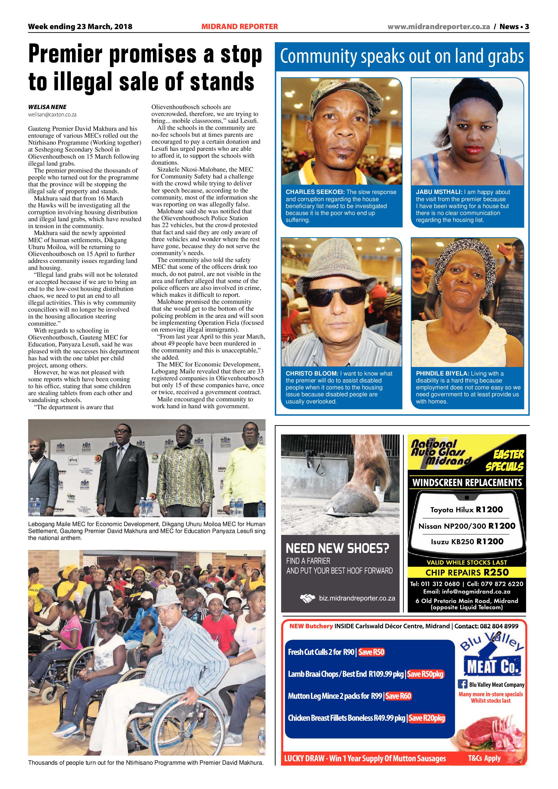 Midrand Reporter 23 March 2018 page 3