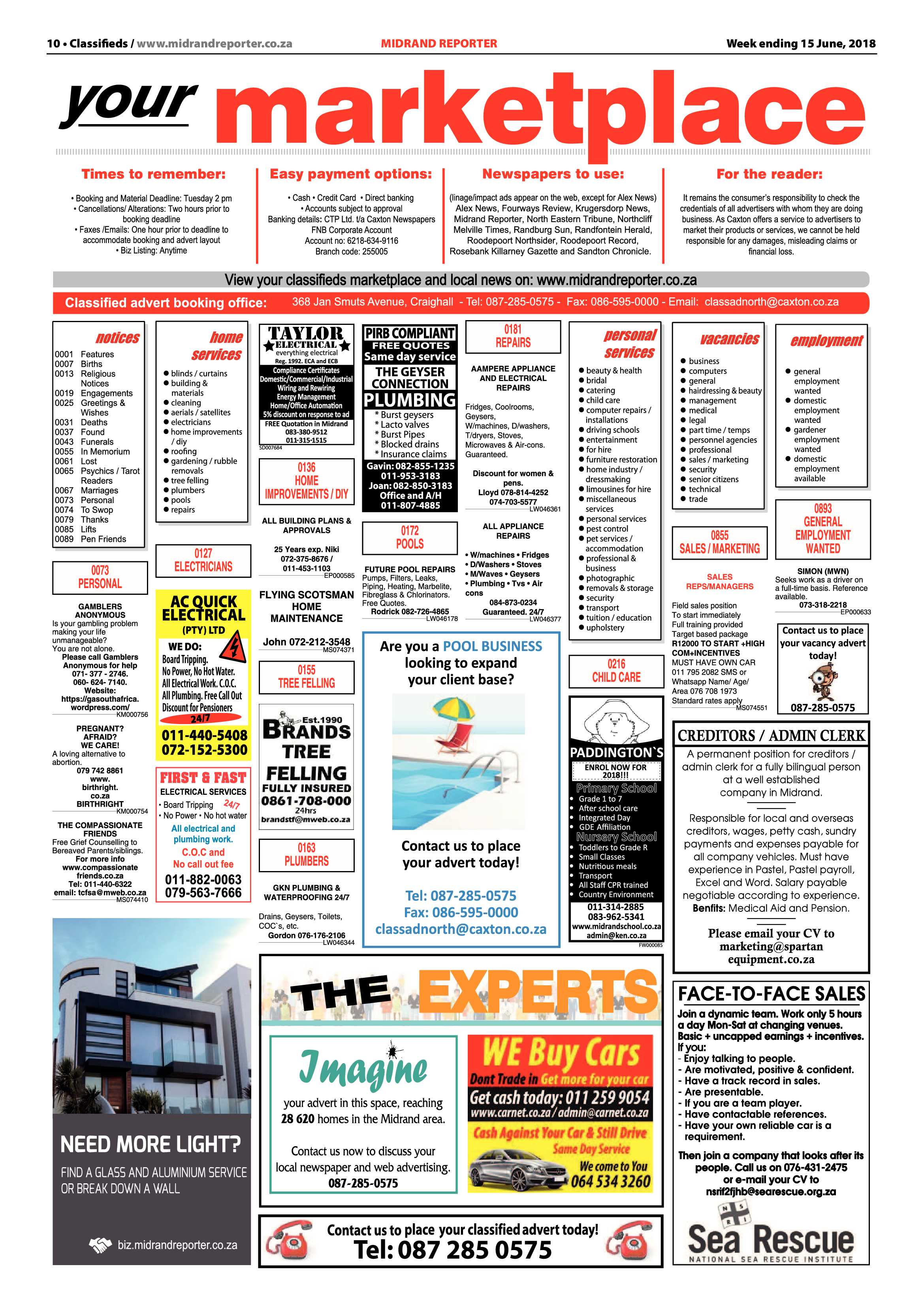 Midrand Reporter 15 June 2018 page 10