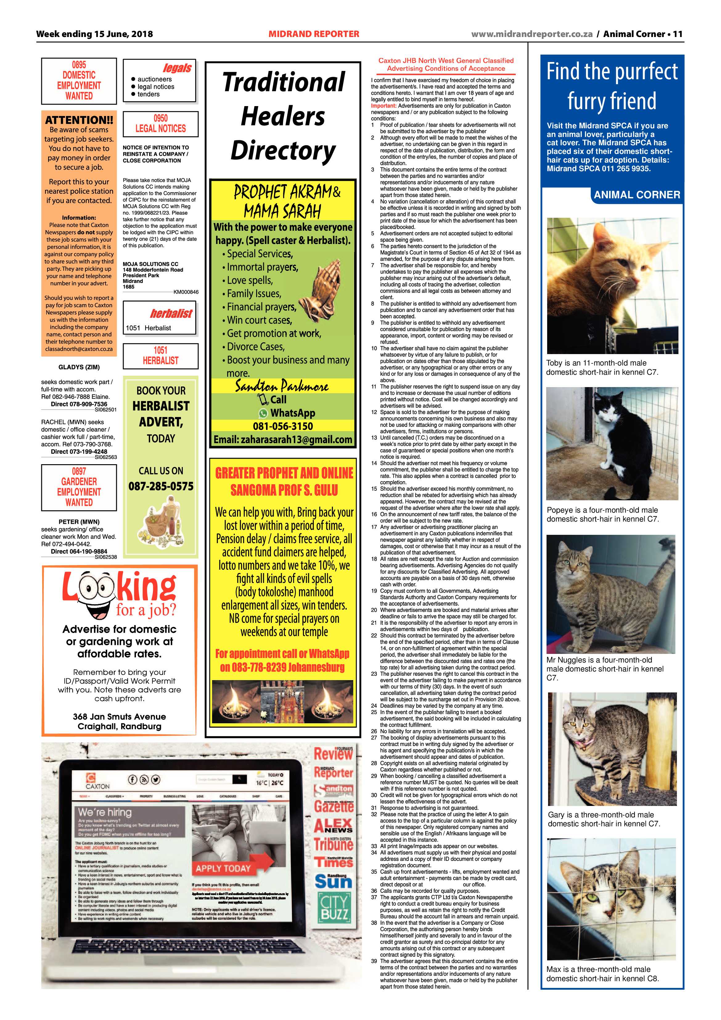 Midrand Reporter 15 June 2018 page 11