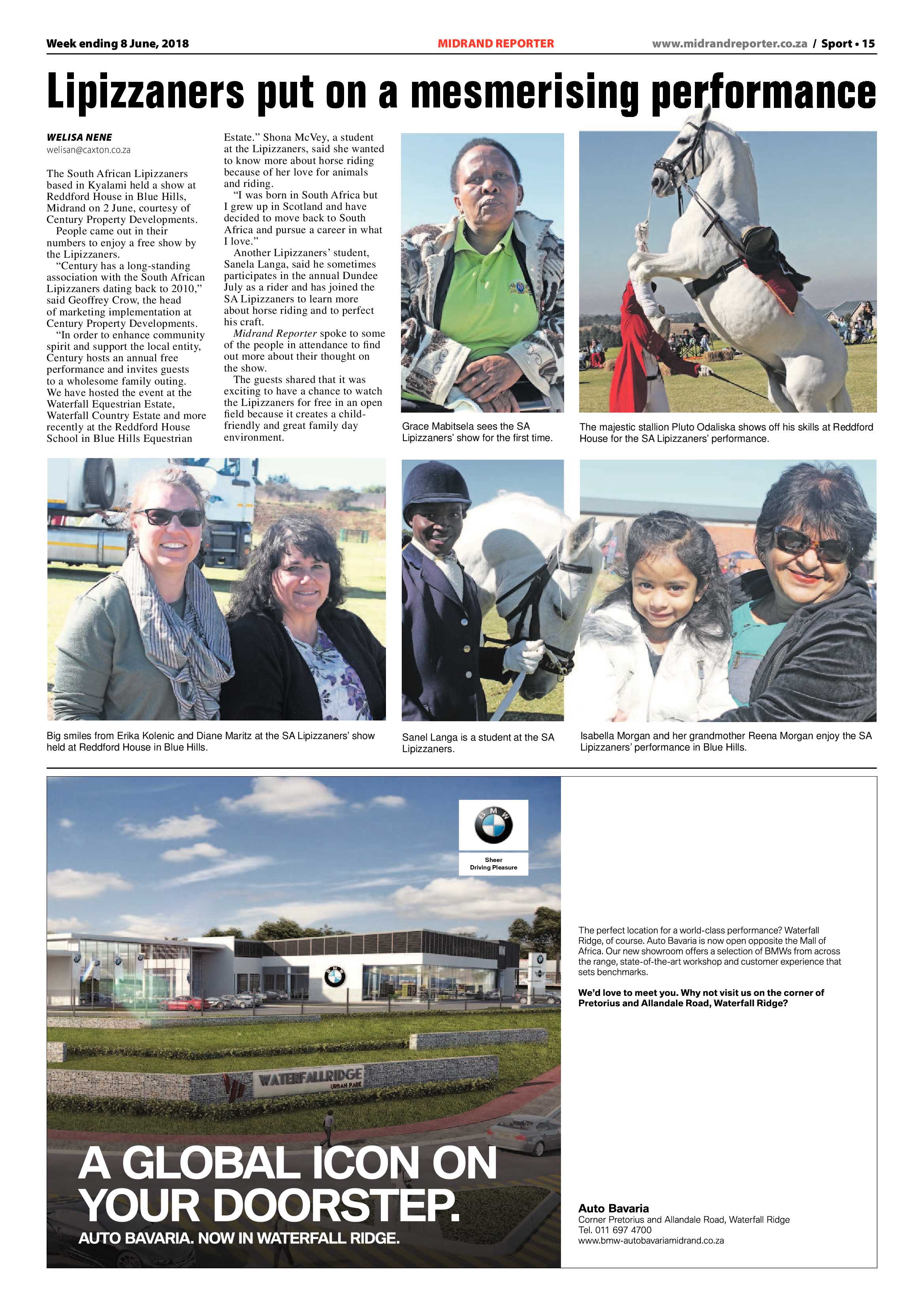 Midrand Reporter 15 June 2018 page 15