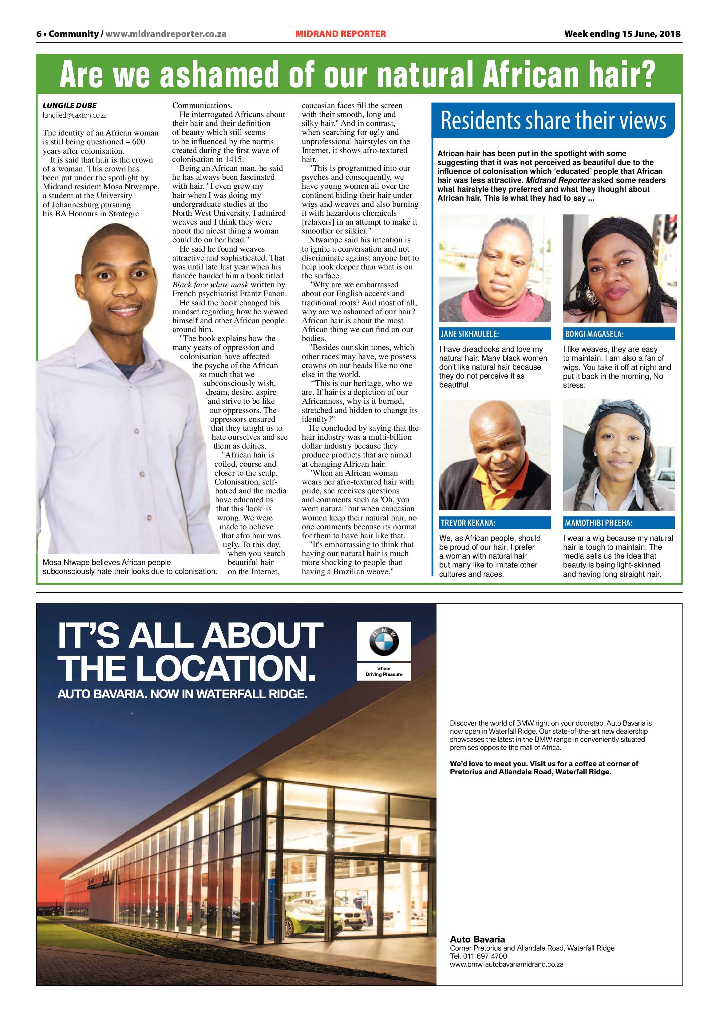 Midrand Reporter 15 June 2018 page 6