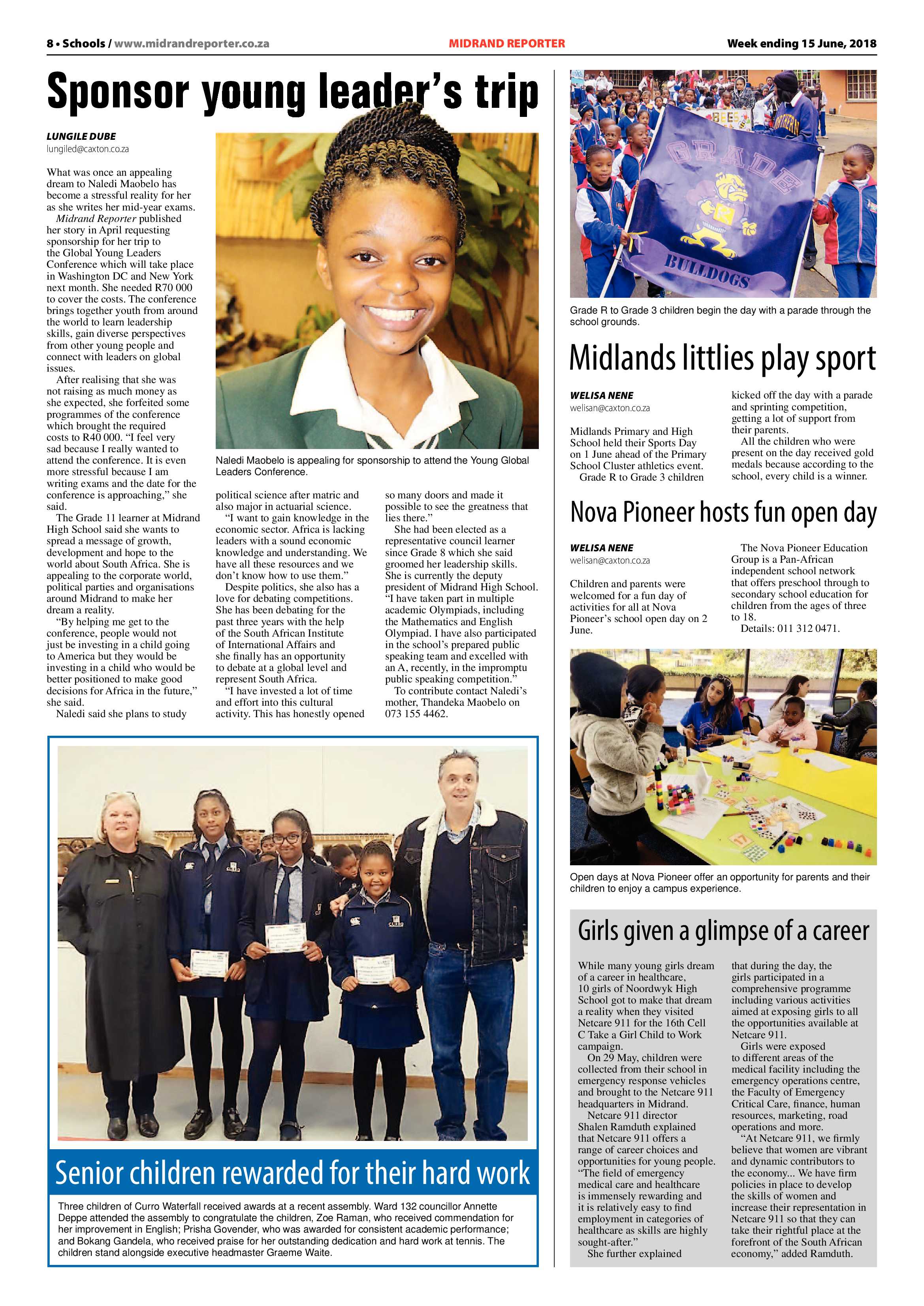 Midrand Reporter 15 June 2018 page 8