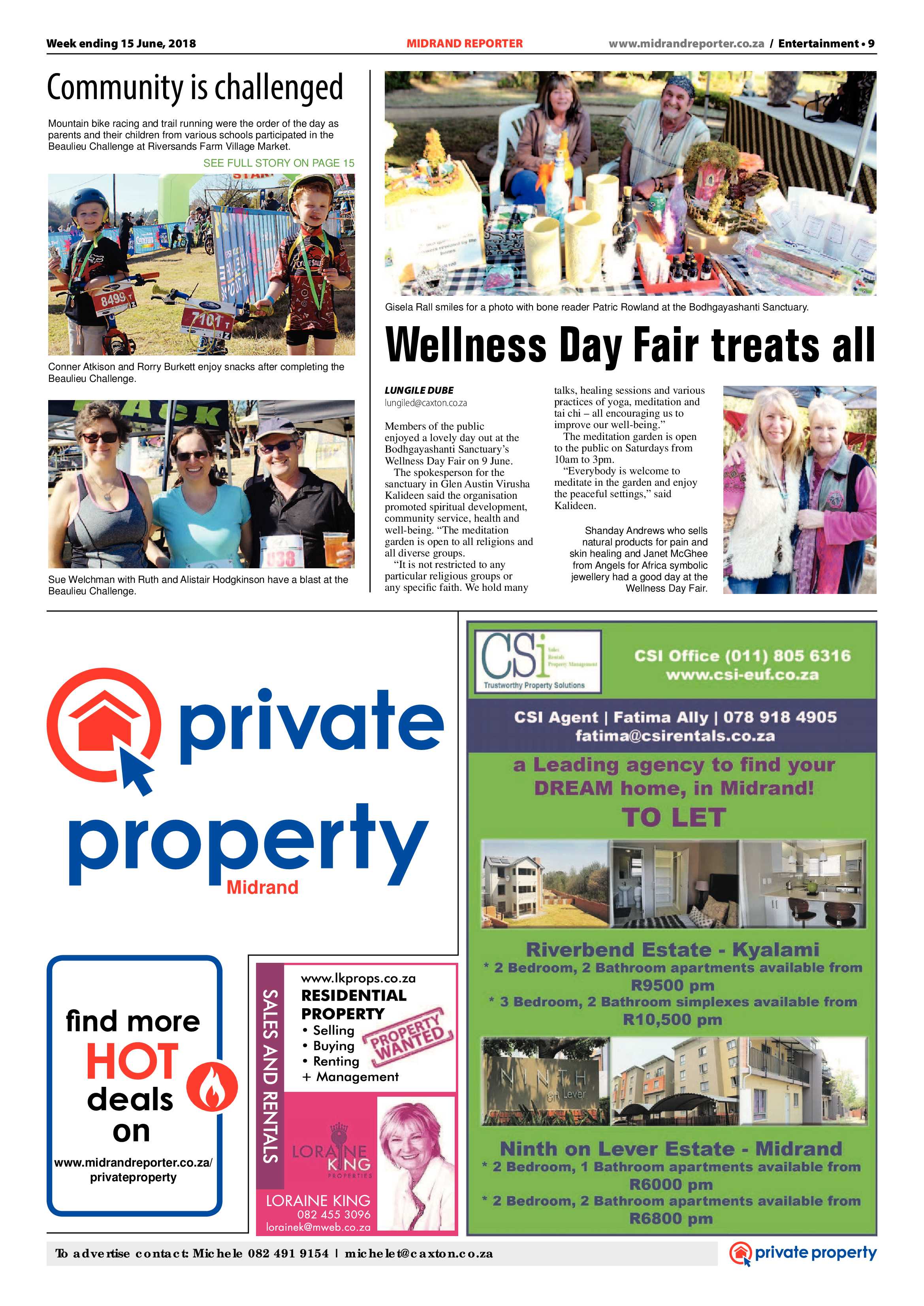 Midrand Reporter 15 June 2018 page 9